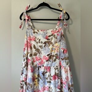 Lane Bryant Floral Tiered Maxi Dress
